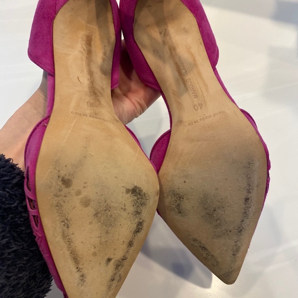 Manolo Blahnik 90mm Taylernu Suede D Manolo Blahnik Taylerame Laser Cut Suede Pumps